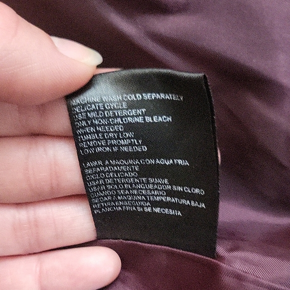 Celebrity Pink Women's Purple Pea Coat - Picture 5 of 7